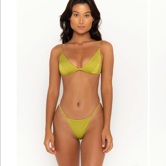 Sommer Swim green bikini - BOTTOMS ONLY - Picture 6 of 8